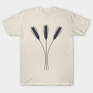 Wheat Field (Misty Navy) T-Shirt